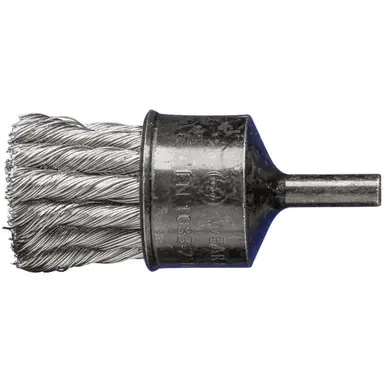 PFERD 764404 1" PSF Knot End Brush .014 SS Wire, 1/4" Shank (5pk)