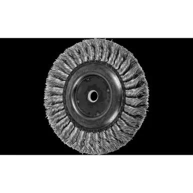PFERD 81816 6" Standard Twist Knot Wheel .016 SS Wire, 5/8-1/2 A.H. (10pk)