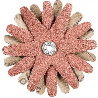 PFERD 44030 3-1/8" POLISTAR-TUBE A/0 60 Grit 4mm Bore, 4 Star Layers (10pk)