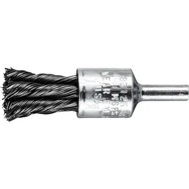 PFERD 83125 1/2" Knot Wire End Brush - Straight Cup .014 CS Wire, 1/4" Shank (10pk)