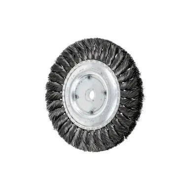 PFERD 81665 6" Standard Twist Knot Wheel .012 CS Wire, 5/8-1/2" A.H. (10pk)
