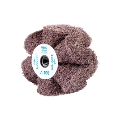 PFERD 43024 4" x 2" POLINOX Non-Woven Finishing Drum 5/8-11 PNG A/O 100G (5pk)