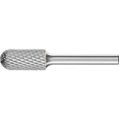 PFERD 24463 Carbide Bur, Cylind. Radius End, DIA Cut 1/2" x 1" x 1/4" Shank