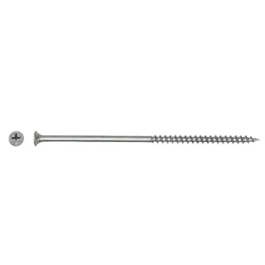 Daggerz DKPD1060 - 10 x 6" Phillips Bugle Head Coarse Thread Deck Screws Dacromet 1000ct
