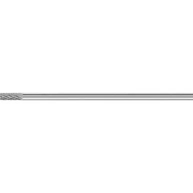 PFERD 25802 Carbide Bur, Cylind. Plain End, DBL Cut 1/4" x 5/8" x 1/4" Ext. Shank