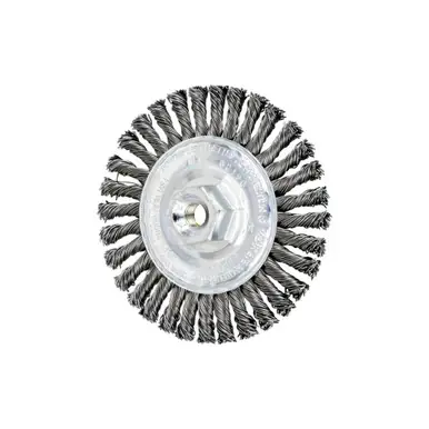 PFERD 82190P P.O.P. 4" Stringer Bead Wheel .020 CS Wire, M10x1.25 Thread (5pk)