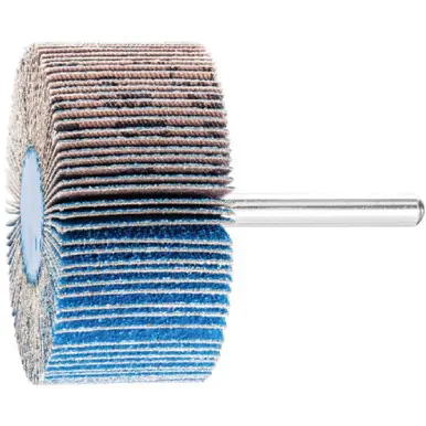 PFERD 45478 2-1/2" x 1" Mounted Flap Wheel 1/4" Shank AlumOxide 80G INOX (10pk)