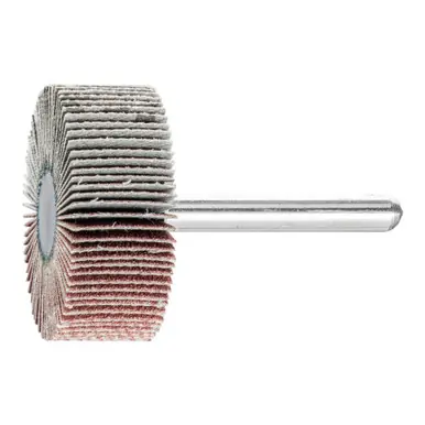 PFERD 45247 1-1/2" x 1/2" Mounted Flap Wheel 1/4" Shank - A/O - 120 Grit (10pk)