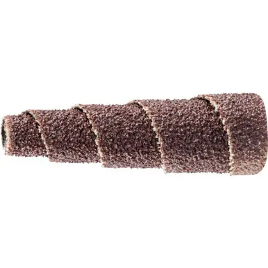PFERD 41828 1/2" x 1-1/2" Cartridge Roll, 1/8" AH Full Taper, Aluminum Oxide 80 Grit (50pk)