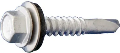 Daggerz NEOSD2SSCT121104 - 12-24 x 1-1/4" Hex Head w/Bonded Washer 410SS 2500ct
