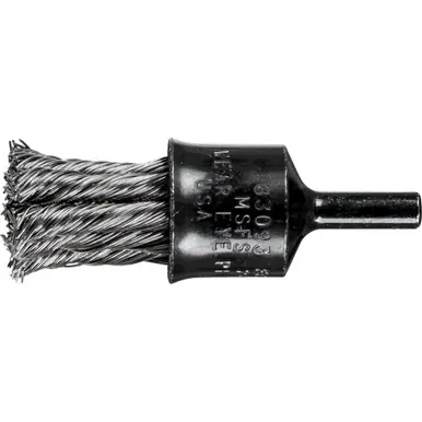 PFERD 83093 3/4" Knot Wire End Brush Flared Cup .020 SS Wire 1/4" Shank (10pk)