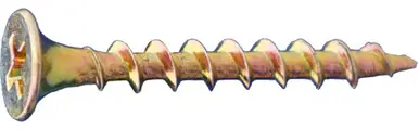 Daggerz DWY061104 - 6 x 1-1/4" Phillips Bugle Coarse Thread Drywall Screws Yellow Zinc 8000ct