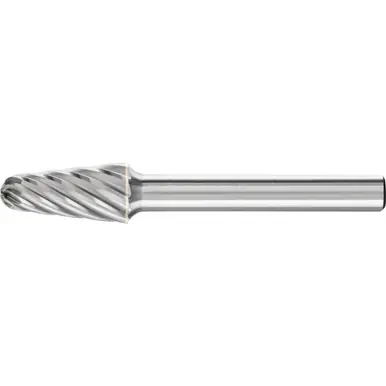PFERD 25157 Carbide Bur, 14 degree Taper, INOX Cut 3/8" x 1-1/16" x 1/4" Shank