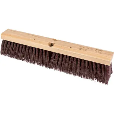 PFERD 89285 18" Coarse Sweep Floor Brush Maroon Synthetic Fill, 3" Trim (12pk)