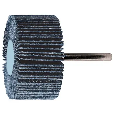 PFERD 45475 2" x 1" Mounted Flap Wheel 1/4" Shank, Aluminum Oxide, 120 Grit, INOX (10pk)