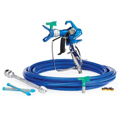 GRACO 17Y220 - Contractor PC Airless Spray Gun, RAC X FF LP 210 & 312, BlueMax II Airless Hose 3/16