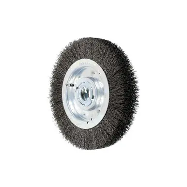 PFERD 81255 10" Crimped Wire Wheel - Wide Face .020 CS Wire, 2" Keyed A.H.