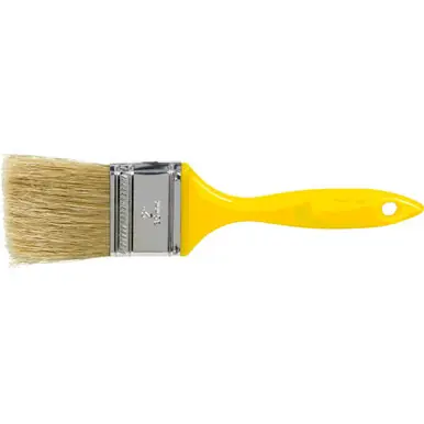 PFERD 89719 2" Wall Brush Black Bristle Fill, Yellow Plastic Handle (20pk)
