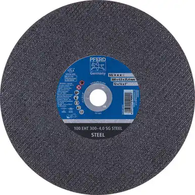 PFERD 64015 12" x 1/8" Cut-Off Wheel 1" AH Portable A 24 R SG (100 M/s) (20pk)