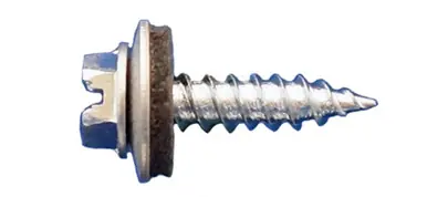 Daggerz NEONDLZ08034 - 8 x 3/4" Slotted Hex Washer Head Needle Point w/Bonded Washer Zinc 5000