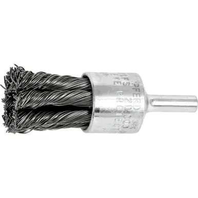 PFERD 83133 3/4" Knot Wire End Brush - Straight Cup .020 CS Wire, 1/4" Shank (10pk)