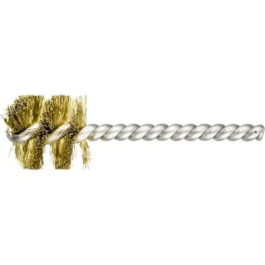 PFERD 83417 1" Power Tube Brush .008 Brass Wire, 1/4" SS/SS (36pk)