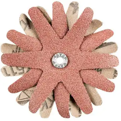 PFERD 44035 3-1/2" POLISTAR-TUBE A/0 60 Grit 5mm Bore, 4 Star Layers (10pk)