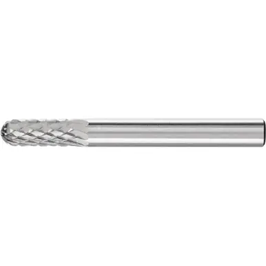 PFERD 24393 Carbide Bur, Cylind. Radius End, DIA Cut 1/4" x 5/8" x 1/4" Shank