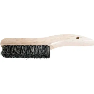 PFERD 89548 Shoe Handle Platers Brush 4 Rows, Grey Tampico (12pk)