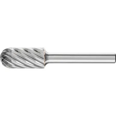 PFERD 24467 Carbide Bur, Cylind. Radius End, INOX Cut 1/2" x 1" x 1/4" Shank