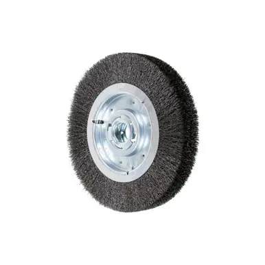 PFERD 81252 10" Crimped Wire Wheel - Wide Face .010 CS Wire, 2" Keyed A.H.