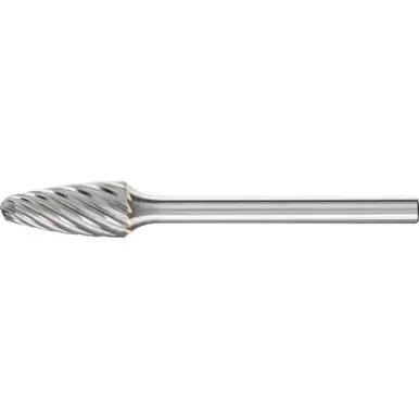 PFERD 23327 Carbide Bur - Tree Shape, INOX Cut 1/4" x 1/2" x 1/8" Shank - SF-51