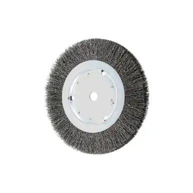 PFERD 80161 8" Crimped Wire Wheel - Narrow Face .012 CS Wire, 5/8" A.H. (2pk)