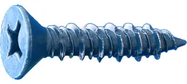 Daggerz CONFB-14334 - 1/4 x 3-3/4" Dagger-Con Phillips Flat Concrete Screws Bulk Blue 500ct