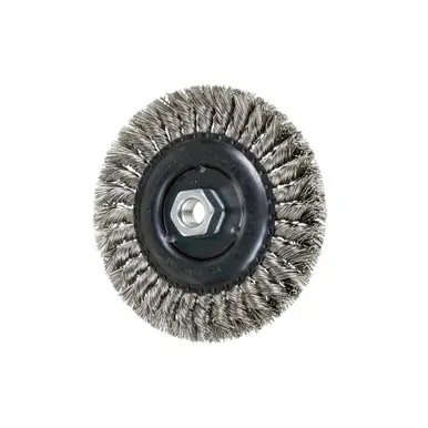 PFERD 82598 6" Standard Twist Knot Wheel .023 SS Wire, 5/8-11 Thread (10pk)