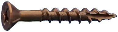 Daggerz DLFLPHL08112 - 8 x 1-1/2 Dagger-Lok Phillips Flat w/Nibs Coarse Wood Screws Lubricized