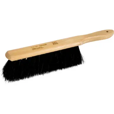 PFERD 89394 9" Counter Duster - Fine Sweep Black Horsehair Fill, 2-1/4" Trim (12pk)