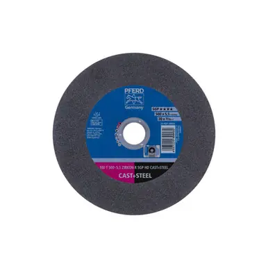 PFERD 66045 20" x 3/16" Stationary Wheel, 1" AH ZA 24 R SG (5pk)