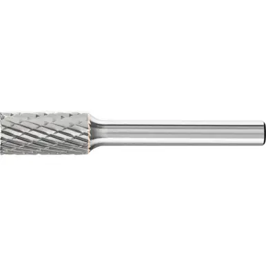PFERD 24242 Carbide Bur, Cylind. End Cut, DBL Cut 3/8" x 3/4" x 1/4" Shank
