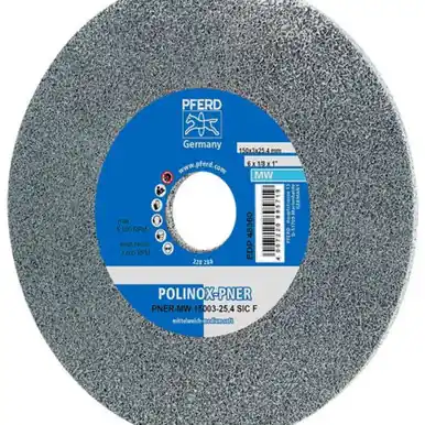 PFERD 48360 6" x 1/8" Unitized Wheel 1" A.H., SiC Fine (MW) 3SF (5pk)