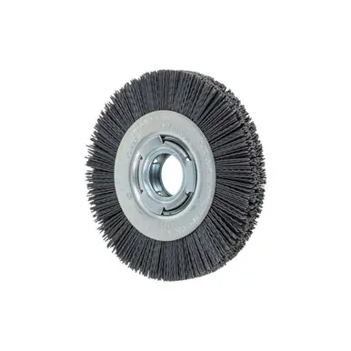 PFERD 83701 6" M-BRAD WF Wheel Brush 2" A.H., .035 SiC - 180 Grit
