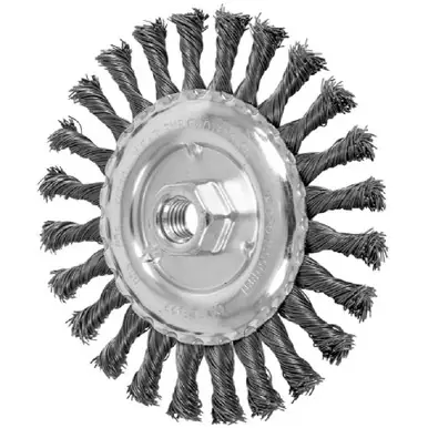 PFERD 82477 6" Full Cable Knot Wheel 24-Knot .023 CS Wire 5/8-11 Thread (10pk)