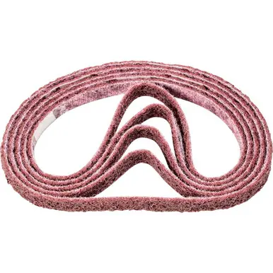 PFERD 43557 - 1/2" x 18" POLIVLIES Surface Cond. Belt Aluminum Oxide - Medium Grade (10pk)