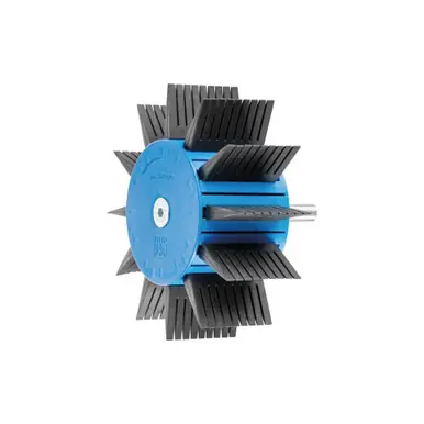PFERD 45950 7" x 2" POLIFLAP Flap Wheel Incl. Drive Arbor, Abrasive & Rubber Flaps