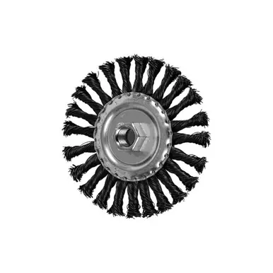PFERD 82474P P.O.P. 5" Full Cable Knot Wheel .023 CS Wire, 5/8-11 Thread (5pk)