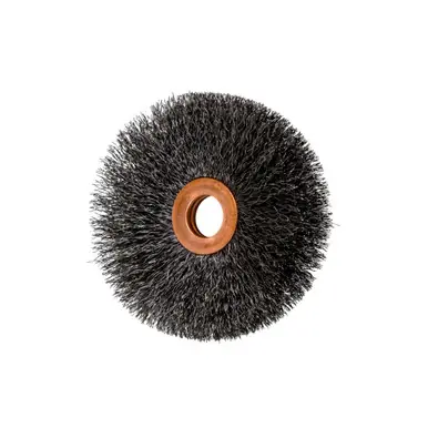 PFERD 81543 3" Tube Center Wire Wheel .008 CS Wire, 1/2" A.H. (10pk)