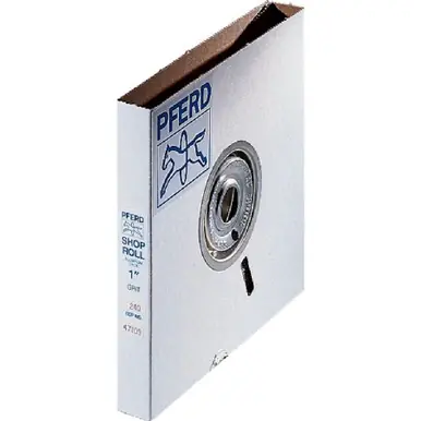 PFERD 47112 1" Shop Roll, Resin/Resin Light Duty 50 Yard Roll, Aluminum Oxide, 400 Grit
