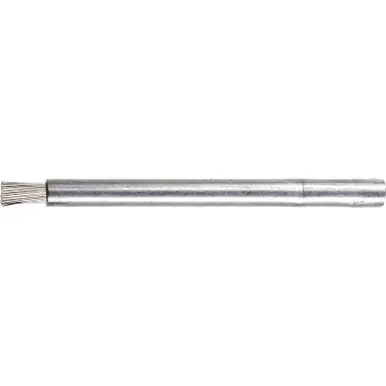 PFERD 82942 - 3/16" Pencil End Brush, 1/4" Shank 3/8" Trim, .012 SS Wire, 3-3/8" OAL (10pk)