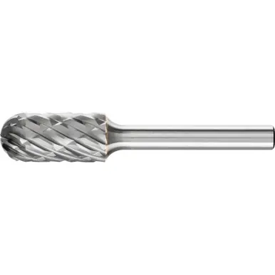 PFERD 24469 Carbide Bur, Cylind. Radius End, CAST Cut 1/2" x 1" x 1/4" Shank
