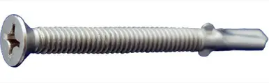 Daggerz SD4SSWW14234 - 1/4-20 x 2-3/4" Phillips Flat Head Self-Drilling Screws 410SS, 1000ct
